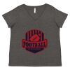 Women's Curvy Collection Fine Jersey V-Neck Tee Thumbnail