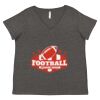 Women's Curvy Collection Fine Jersey V-Neck Tee Thumbnail