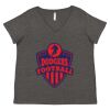 Women's Curvy Collection Fine Jersey V-Neck Tee Thumbnail