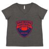 Women's Curvy Collection Fine Jersey V-Neck Tee Thumbnail