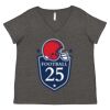 Women's Curvy Collection Fine Jersey V-Neck Tee Thumbnail
