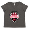 Women's Curvy Collection Fine Jersey V-Neck Tee Thumbnail