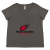 Women's Curvy Collection Fine Jersey V-Neck Tee Thumbnail