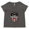 Women's Curvy Collection Fine Jersey V-Neck Tee Thumbnail