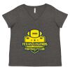 Women's Curvy Collection Fine Jersey V-Neck Tee Thumbnail