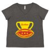 Women's Curvy Collection Fine Jersey V-Neck Tee Thumbnail