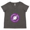 Women's Curvy Collection Fine Jersey V-Neck Tee Thumbnail
