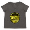 Women's Curvy Collection Fine Jersey V-Neck Tee Thumbnail