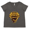 Women's Curvy Collection Fine Jersey V-Neck Tee Thumbnail