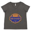 Women's Curvy Collection Fine Jersey V-Neck Tee Thumbnail