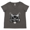Women's Curvy Collection Fine Jersey V-Neck Tee Thumbnail