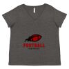 Women's Curvy Collection Fine Jersey V-Neck Tee Thumbnail