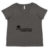 Women's Curvy Collection Fine Jersey V-Neck Tee Thumbnail