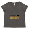 Women's Curvy Collection Fine Jersey V-Neck Tee Thumbnail