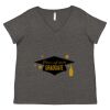 Women's Curvy Collection Fine Jersey V-Neck Tee Thumbnail