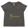 Women's Curvy Collection Fine Jersey V-Neck Tee Thumbnail