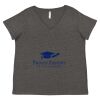 Women's Curvy Collection Fine Jersey V-Neck Tee Thumbnail