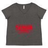 Women's Curvy Collection Fine Jersey V-Neck Tee Thumbnail