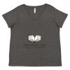 Women's Curvy Collection Fine Jersey V-Neck Tee Thumbnail