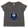 Women's Curvy Collection Fine Jersey V-Neck Tee Thumbnail