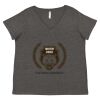Women's Curvy Collection Fine Jersey V-Neck Tee Thumbnail