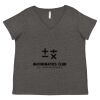 Women's Curvy Collection Fine Jersey V-Neck Tee Thumbnail