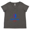 Women's Curvy Collection Fine Jersey V-Neck Tee Thumbnail