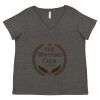 Women's Curvy Collection Fine Jersey V-Neck Tee Thumbnail