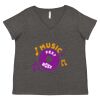Women's Curvy Collection Fine Jersey V-Neck Tee Thumbnail