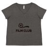 Women's Curvy Collection Fine Jersey V-Neck Tee Thumbnail