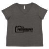 Women's Curvy Collection Fine Jersey V-Neck Tee Thumbnail