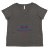 Women's Curvy Collection Fine Jersey V-Neck Tee Thumbnail