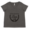 Women's Curvy Collection Fine Jersey V-Neck Tee Thumbnail