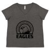Women's Curvy Collection Fine Jersey V-Neck Tee Thumbnail