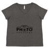 Women's Curvy Collection Fine Jersey V-Neck Tee Thumbnail