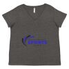 Women's Curvy Collection Fine Jersey V-Neck Tee Thumbnail