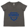 Women's Curvy Collection Fine Jersey V-Neck Tee Thumbnail