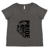 Women's Curvy Collection Fine Jersey V-Neck Tee Thumbnail