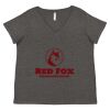 Women's Curvy Collection Fine Jersey V-Neck Tee Thumbnail
