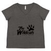 Women's Curvy Collection Fine Jersey V-Neck Tee Thumbnail