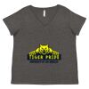 Women's Curvy Collection Fine Jersey V-Neck Tee Thumbnail