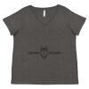 Women's Curvy Collection Fine Jersey V-Neck Tee Thumbnail