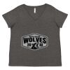 Women's Curvy Collection Fine Jersey V-Neck Tee Thumbnail