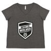 Women's Curvy Collection Fine Jersey V-Neck Tee Thumbnail