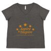 Women's Curvy Collection Fine Jersey V-Neck Tee Thumbnail