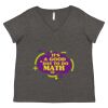 Women's Curvy Collection Fine Jersey V-Neck Tee Thumbnail