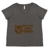 Women's Curvy Collection Fine Jersey V-Neck Tee Thumbnail