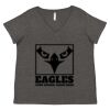 Women's Curvy Collection Fine Jersey V-Neck Tee Thumbnail
