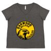 Women's Curvy Collection Fine Jersey V-Neck Tee Thumbnail