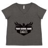 Women's Curvy Collection Fine Jersey V-Neck Tee Thumbnail